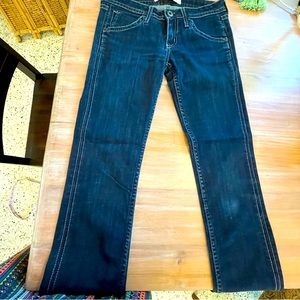 HUDSON Straight leg Blue Denim Jeans. Like new! 27